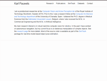 Tablet Screenshot of karlpauwels.com